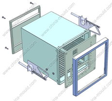 宁波三和壳体公司产品中心——柜装仪表壳72x144 9697a仪表壳体解析